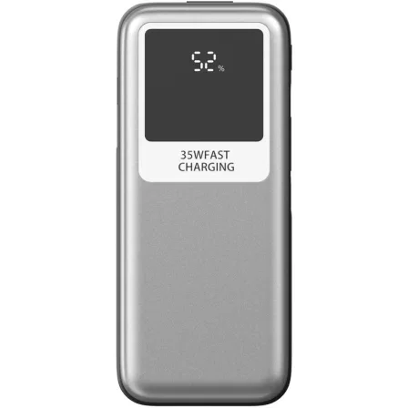 Leotec Power Bank 10000mAh 35W Plata y Gris LEPOW35W10S Leotec Power Bank 10000mAh 35W Plata y Gris LEPOW35W10S